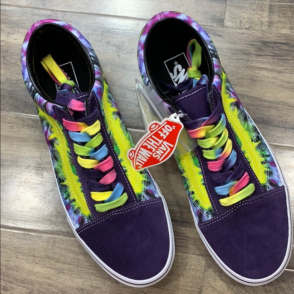 VANS OLD SKOOLTHE DYE Mysterioso/true white men’s - Picture 2 of 16